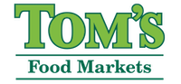 A theme logo of Tom's Food Markets